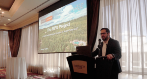 Chairman Chris Taylor Presenting At A Vancouver Mineral Exploration Group Event